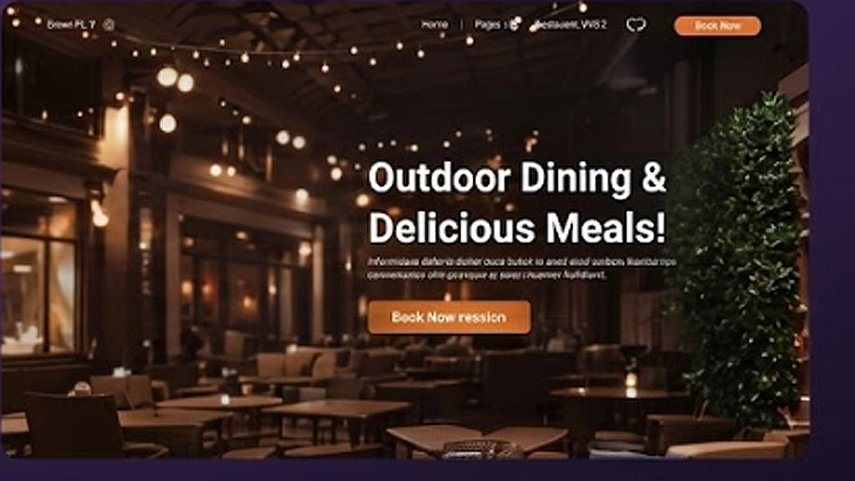 Muestra landing para restaurantes NEXONEXT