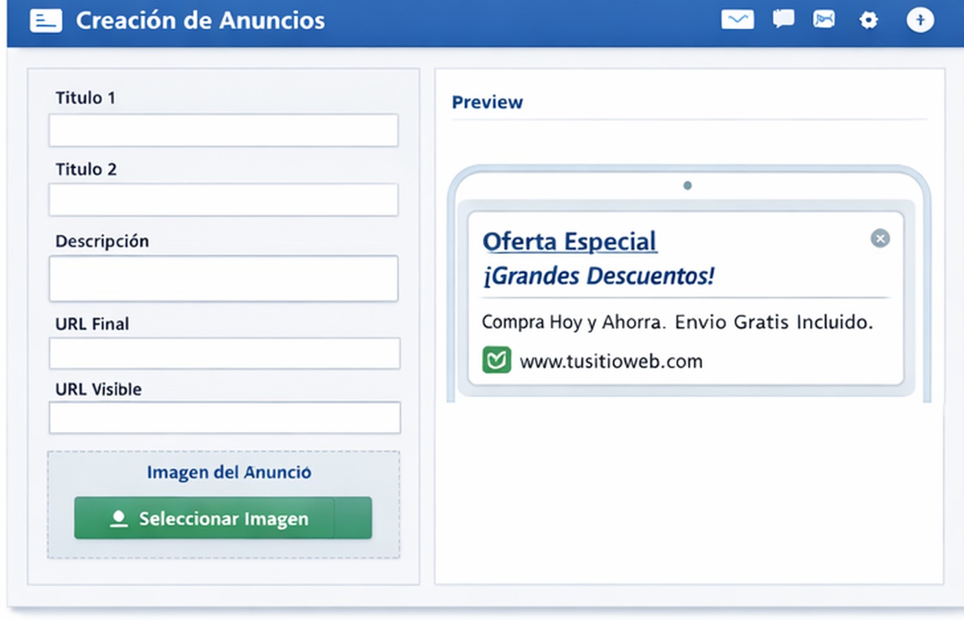 Selección de keywords y estructura de anuncios de Google Ads